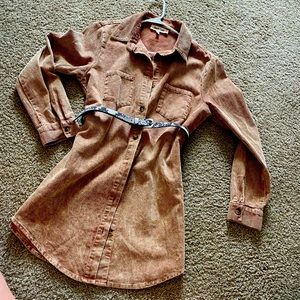 Oversized long sleeve cute dress